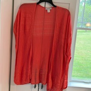Like new peach cardigan